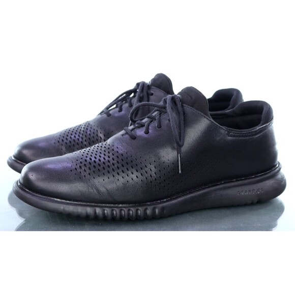 Cole Haan Zerogrand Men\'s Laser Cut Oxfords Dress Shoes Size 10 M Leather C23832 main image 9